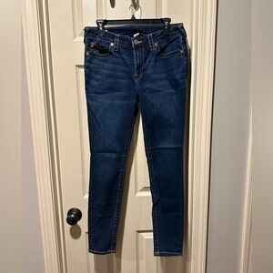 True Religion Jennie Curvy Mid Rise Skinny Jeans